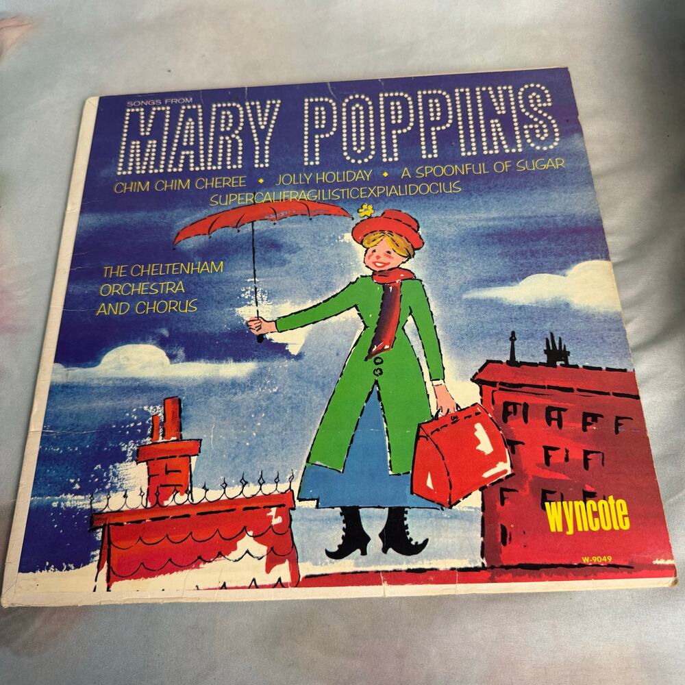 Vintage 1964 Mary Poppins The Cheltenham Orchestra And Chorus Vinyl Record